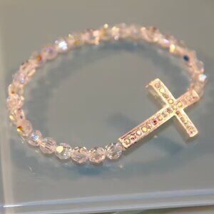 Crystal Cross Bracelet - New